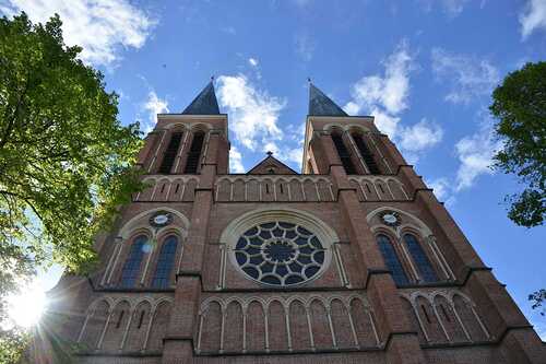 Pfarrkirche Herz-Jesu in Bregenz / Katholische Kirche Vorarlberg / Simone Rinner Lokalaugenschein f?r das Pressegepr?ch f? die Lange Nacht der Kirchen 2017. Pfarrkirche Herz-Jesu in Bregenz.